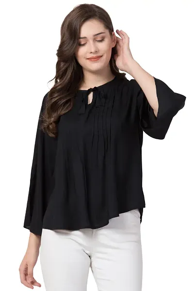 Women's Solid Rayon Top