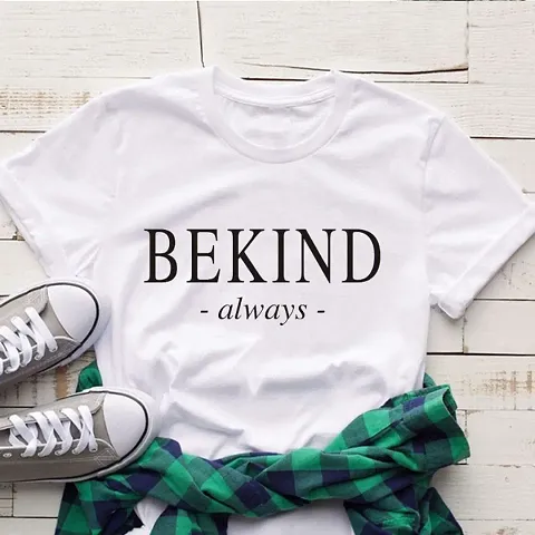 Trendy Cotton Printed T-Shirt for Women