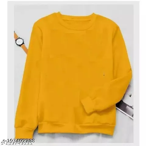 Trendy yellow Pullover for Women