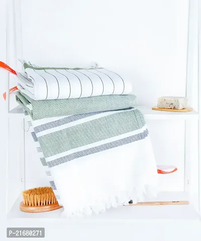 Thirsty Towel - Cambric Assorted Bath Towel - Forest Green - Pack Of 3