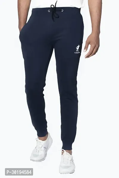 Elegant Cotton Blend Printed Joggers For Men-thumb0