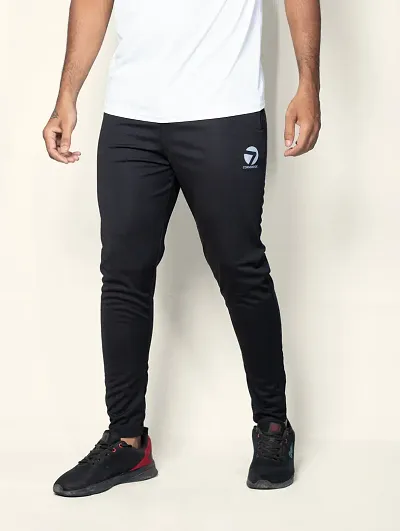 Elegant Blend Regular Track Pants For Men