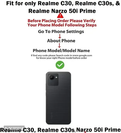 Coverblack Waterproof Rubber Back Cover For Realme Rmx3690 , Realme_C30STransparent Totu-thumb4