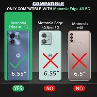 Coverblack Dual Protection Silicon Back Cover For Motorola Moto Edge 40Black-thumb2