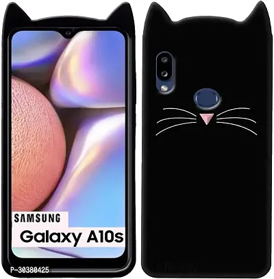 Coverblack Hybrid Tpu Silicon Back Cover For Samsung Galaxy A10SDark Black