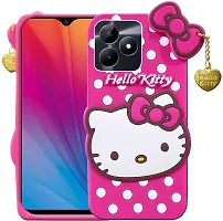 Coverblack Grip Case Rubber Back Cover For Realme Rmx3761 ,Realme_N53Dark Pink-thumb1