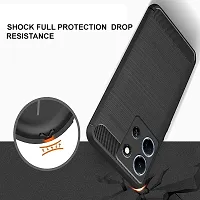 Coverblack Waterproof Rubber Back Cover For Poco C51 Mzb0DxkinBlack-thumb4