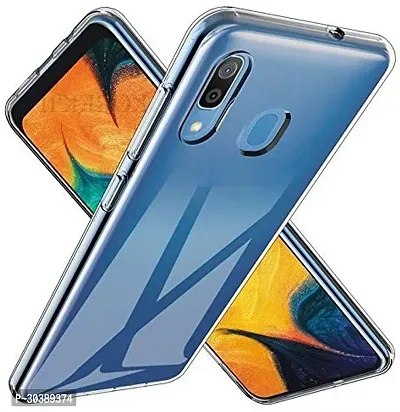 Coverblack Grip Case Rubber Back Cover For Samsung Galaxy A40S , Galaxy M30Transparent-thumb4