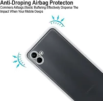 Coverblack Dual Protection Rubber Back Cover For Itel P662L , Itel P40 (6.6 Inch)Transparent Totu-thumb4