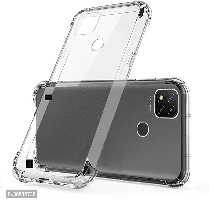 Coverblack Shock Proof Rubber Back Cover For Realme C25_YTransparent-thumb0