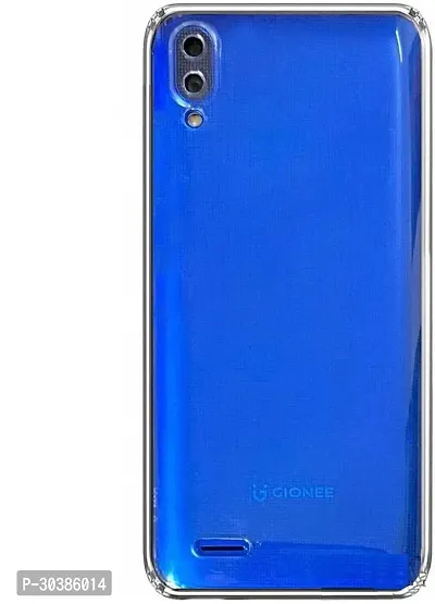 Coverblack Flexible Rubber Back Cover For Gionee F11 , Gionee MaxTransparent Totu-thumb0