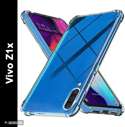 Coverblack Grip Case Rubber Back Cover For Vivo Z1XVivo 1917Transparent Totu