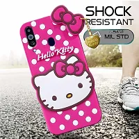 Coverblack Dual Protection Rubber Back Cover For Oppo A31Hello Kitty Pink-thumb3