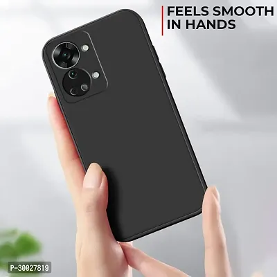 Coverblack Hybrid Tpu Rubber Back Cover For Oneplus Nord 2T 5GBlack-thumb5