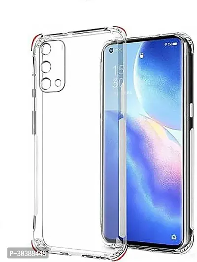 Coverblack Dual Protection Rubber Back Cover For Oppo Cph2219 , Oppo F19Transparent Totu-thumb0