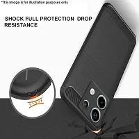 Coverblack Dual Protection Silicon Back Cover For Mi Redmi Note 13Pro 5G 2024Black-thumb4