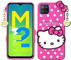 Coverblack Dual Protection Silicon,Rubber Back Cover For Samsung Galaxy F12 , M12 , A12Attactive Pink-thumb1