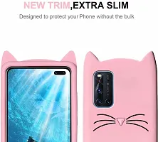 Coverblack Flexible Silicon Back Cover For Realme 7ProRmx2170Light Pink-thumb2