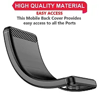 Coverblack Flexible Rubber Back Cover For Lava Yuva 2 ProBlack-thumb3