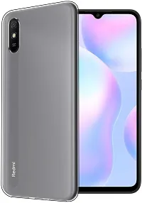 Coverblack Camera Bump Protector Rubber Back Cover For Redmi 9A SportTransparent-thumb1