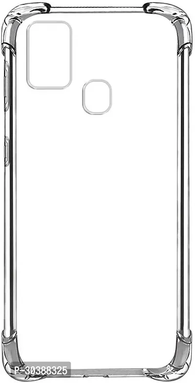 Coverblack Dual Protection Rubber Back Cover For Oppo Cph2127 , Oppo A53Transparent Totu-thumb0