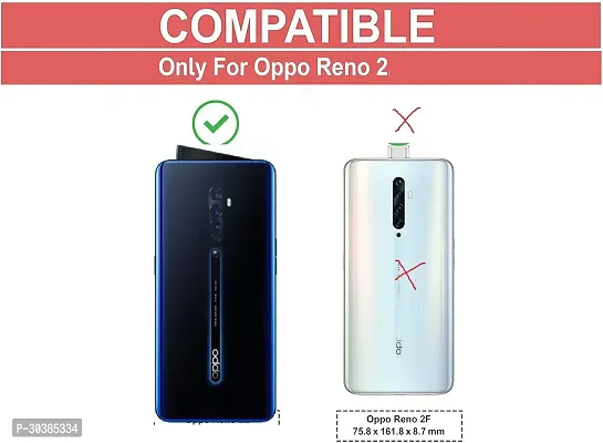 Coverblack Flexible Rubber Back Cover For Oppo Reno 2Transparent-thumb4