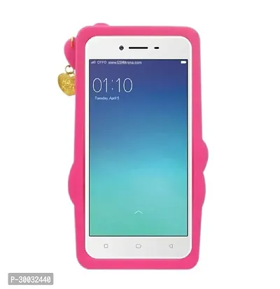 Coverblack Shock Proof Rubber Back Cover For Oppo Cph2325 , Oppo A55 5GPink, White-thumb2