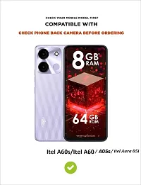 Coverblack Grip Case Rubber Back Cover For Itel A663Lc , Itel_A05SDark Pink-thumb2