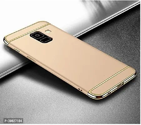 Coverblack Dual Protection Plastic Back Cover For Samsung On8 , Galaxy J7 2016Golden-thumb3