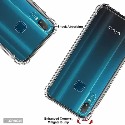 Coverblack Flexible Rubber Back Cover For Vivo Y11 2019 ModelTransparent-thumb4