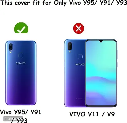 Coverblack Waterproof Silicon Back Cover For Vivo 1807 , Vivo _Y95Dark Pink-thumb4