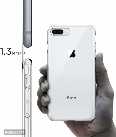 Coverblack Dual Protection Rubber Back Cover For Apple Iphone 7Transparent Totu-thumb3