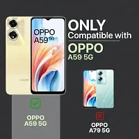 Coverblack Shock Proof Silicon Back Cover For Oppo Cph2617 , Oppo _A59 5GGravity Black-thumb2