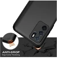 Coverblack Hybrid Tpu Rubber Back Cover For Oppo A16Black-thumb2