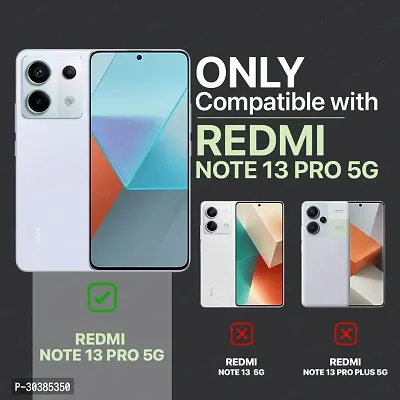 Coverblack Dual Protection Silicon Back Cover For Mi Redmi Note 13Pro 5G 2024Transparent Totu-thumb3