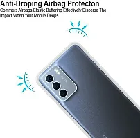 Coverblack Flexible Rubber Back Cover For Infinix Zero 5G Old 2021Transparent-thumb3