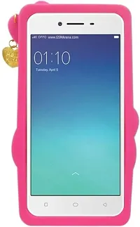 Coverblack Dual Protection Rubber Back Cover For Oppo A9Dark Pink-thumb2