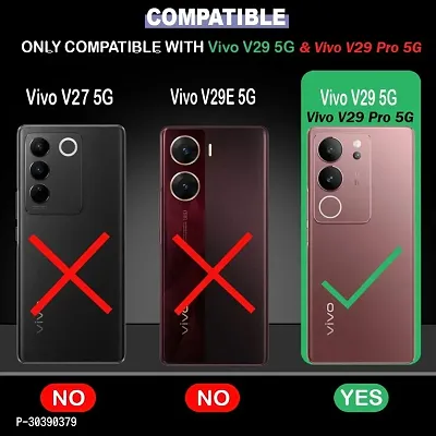 Coverblack Matte Finish Silicon Back Cover For Vivo V2250 , V29 5G, V29Pro 5GTransparent Totu-thumb4