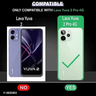 Coverblack Flexible Rubber Back Cover For Lava Yuva 2 ProBlack-thumb3