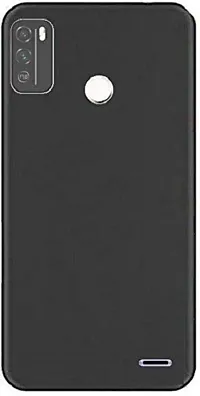 Coverblack Flexible Rubber Back Cover For Micromax In 1BBlack-thumb1