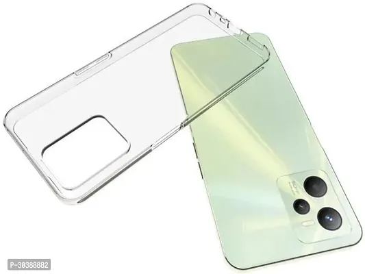 Coverblack Flexible Rubber Back Cover For Realme C35Transparent-thumb4