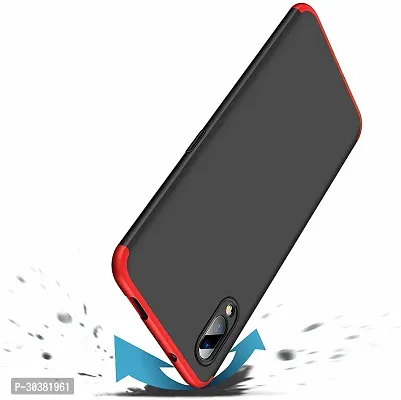 Coverblack Dual Protection Plastic Back Cover For Vivo 1804 , Vivo V11 ProRed-thumb4