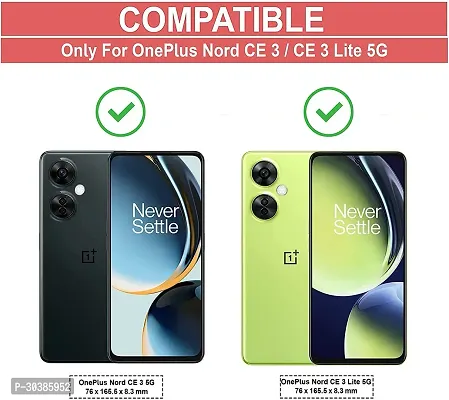 Coverblack Flexible Rubber Back Cover For Oneplus Nord Ce 3 Lite 5GTransparent-thumb4