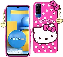 Coverblack Dual Protection Rubber Back Cover For Vivo V2031 , Y51A 2020 EdiPink-thumb1