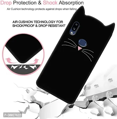 Coverblack Dual Protection Rubber Back Cover For Samsung Galaxy M01SDark Black-thumb4