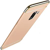 Coverblack Dual Protection Plastic Back Cover For Samsung Galaxy J8New 2018 EdiGolden-thumb1