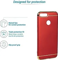 Coverblack Dual Protection Plastic Back Cover For Oppo Cph1809 (Oppo A5)Red-thumb3