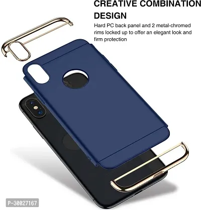 Coverblack Dual Protection Plastic Back Cover For Mi Redmi Y2Navy Blue-thumb2