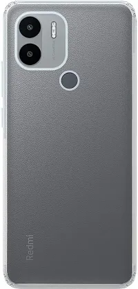 Coverblack Camera Bump Protector Rubber Back Cover For Redmi A2+Transparent-thumb2