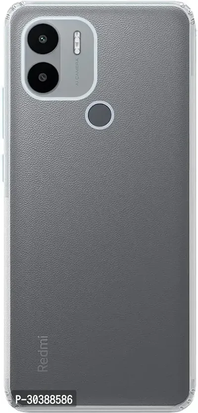 Coverblack Camera Bump Protector Rubber Back Cover For Redmi A2+Transparent-thumb3